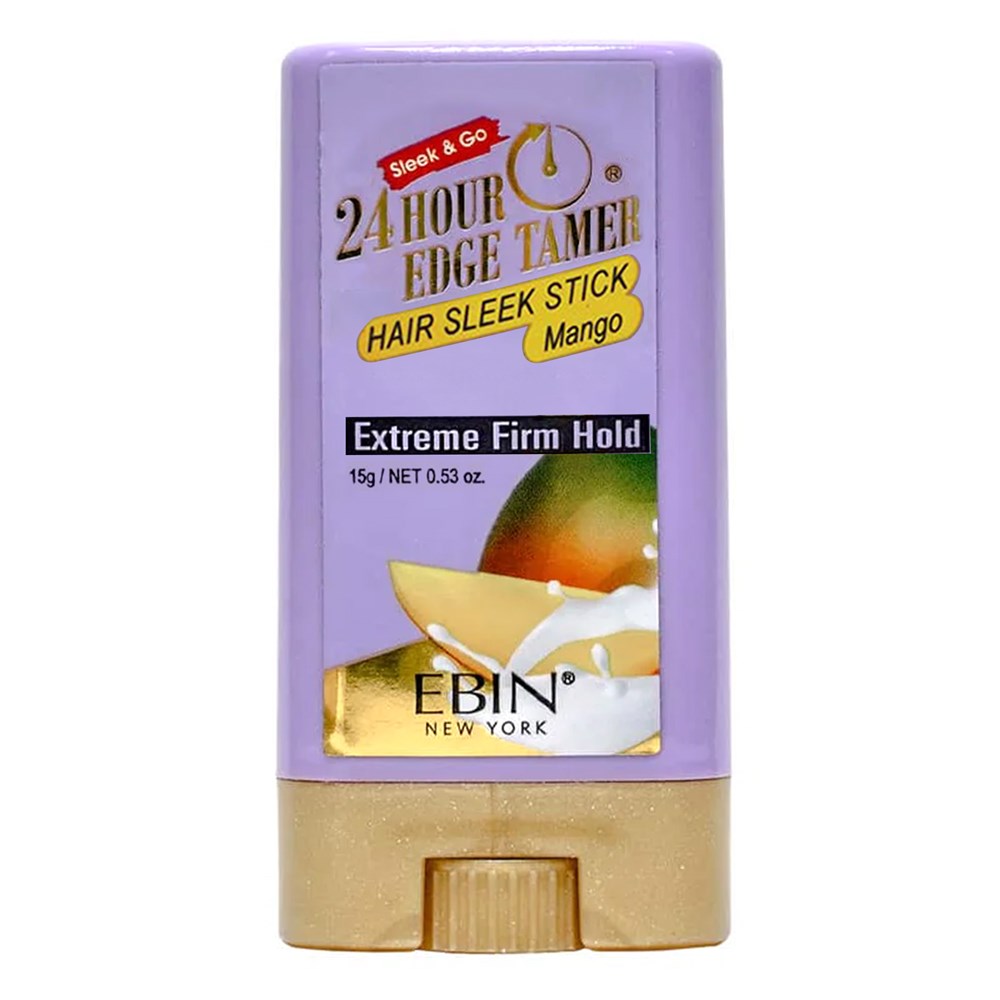 EBIN 24 Hour Edge Tamer Sleek Hair Wax Stick - 0.53oz / Mango