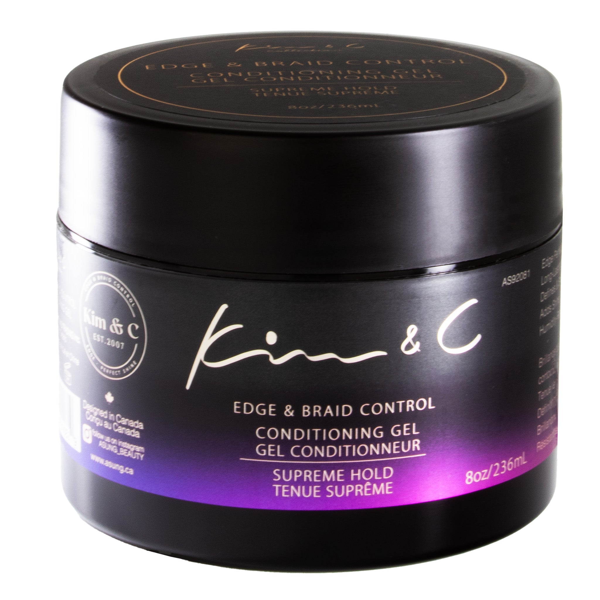 Kim & C Edge & Braid Control Conditioning Gel - 8oz