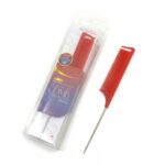 Kim & C Braiding Metal Pintail Carbon Comb - Narrow Tooth