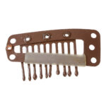 MAGIC COLLECTION 12pcs Wig Clips - Brown / Large