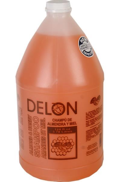 DELON Shampoo (128oz) - Almond and Honey