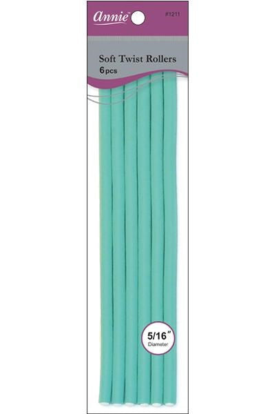 ANNIE Soft Twist Rollers - 10 inch / 5/16" Diameter