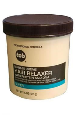 TCB No Base Cream Hair Relaxer - 15oz / Super