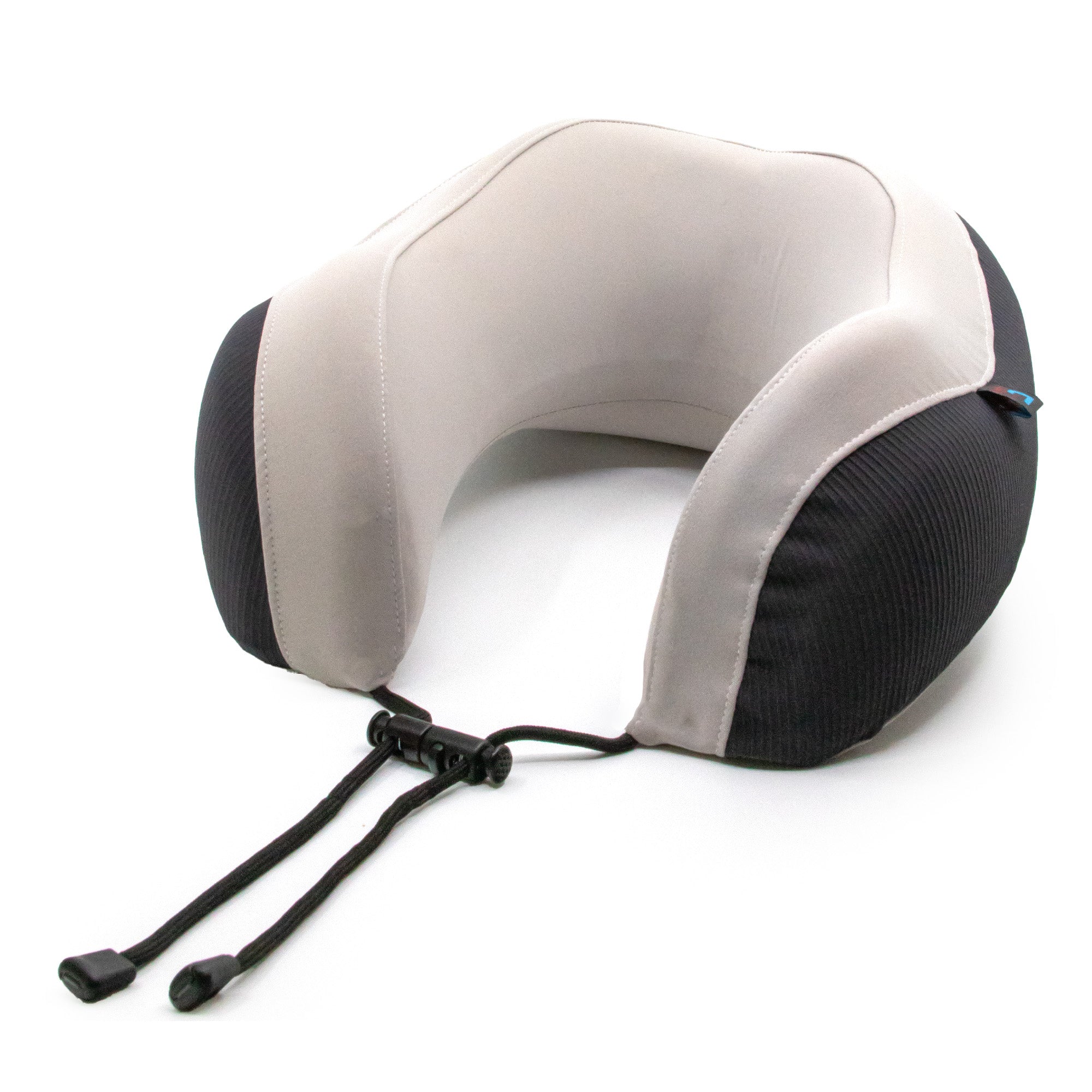 Intervision Premium Memory Foam Travel Pillow - Grey