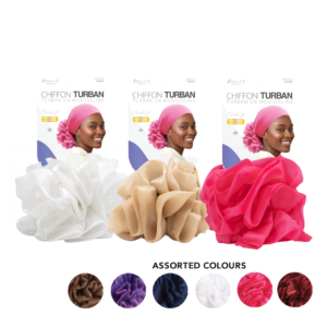 Kim & C Premium chiffon Turban - Assorted