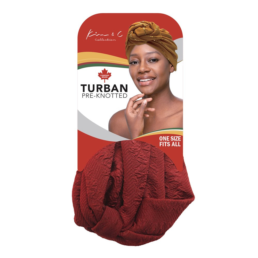 KIM & C Premium Turban - White
