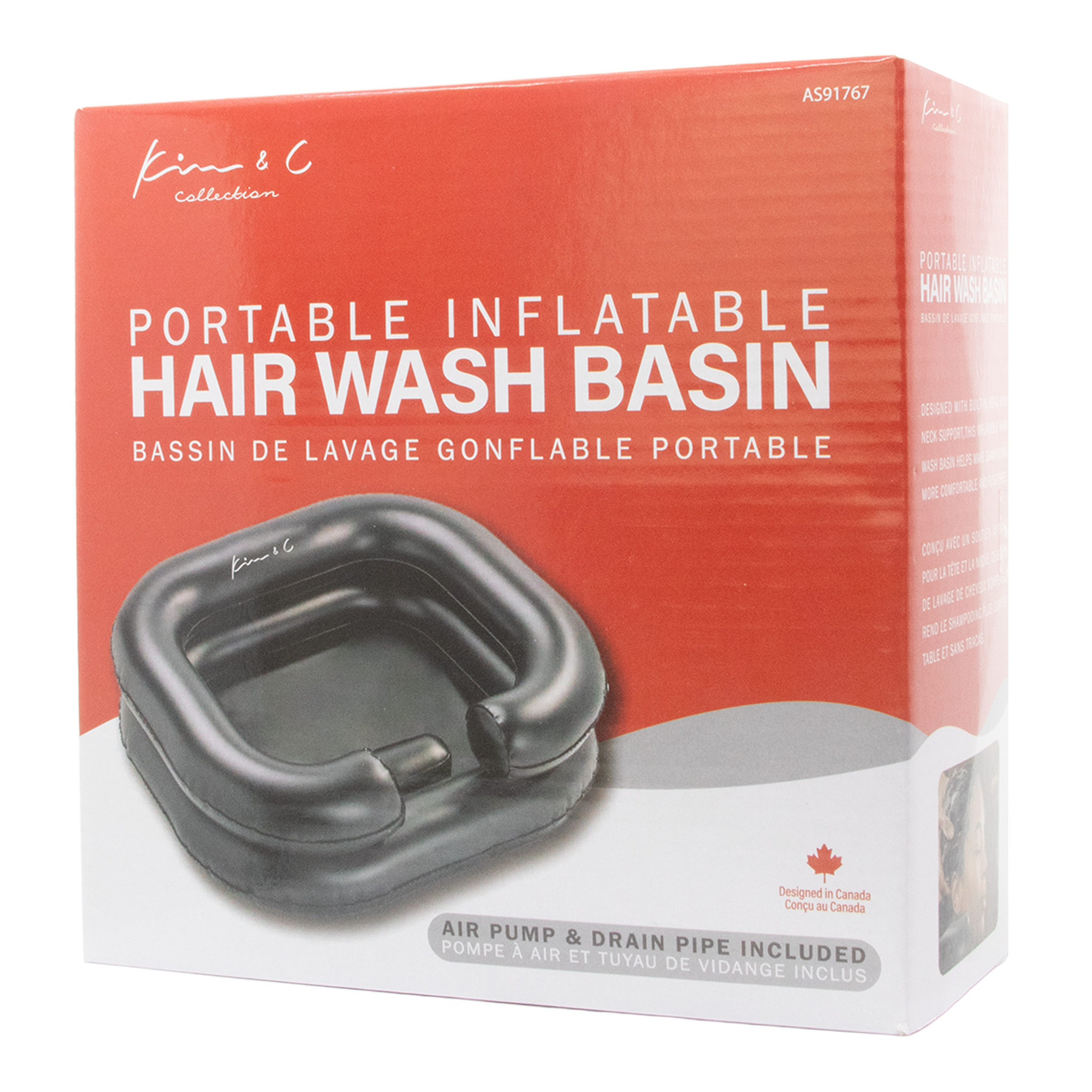 Kim & C Inflatable and Portable Hair Wash Basin