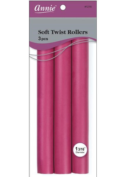 ANNIE Soft Twist Rollers - 10 inch / 1 3/16" Diameter