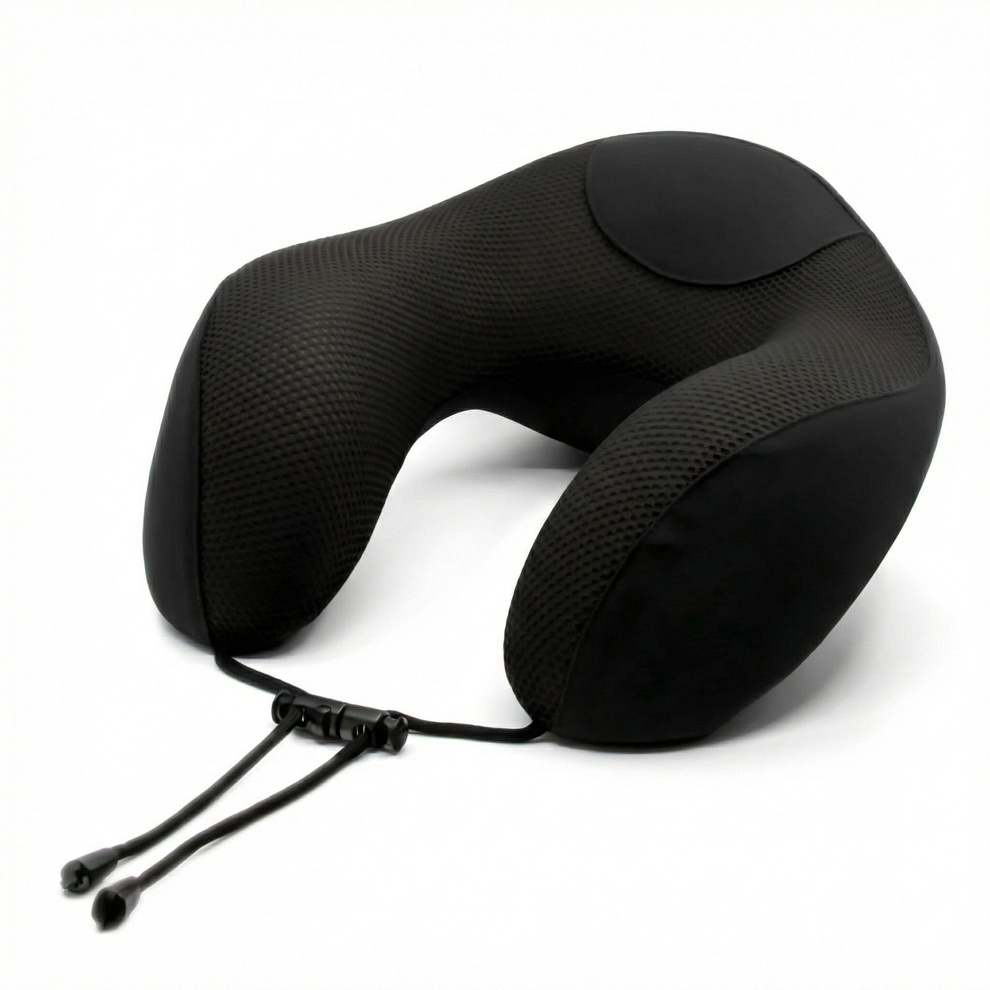 Intervision Cool Mesh Memory Foam Travel Pillow - Black