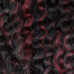 CLIMAX PRE-LOOPED CROCHET BRAID-Double Twist Curl 14inch - F1B/Burg