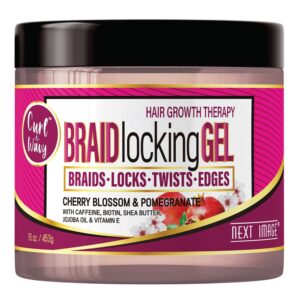 NEXT IMAGE Braid Locking Gel - 16oz / Cherry Blossom and Pomegranate