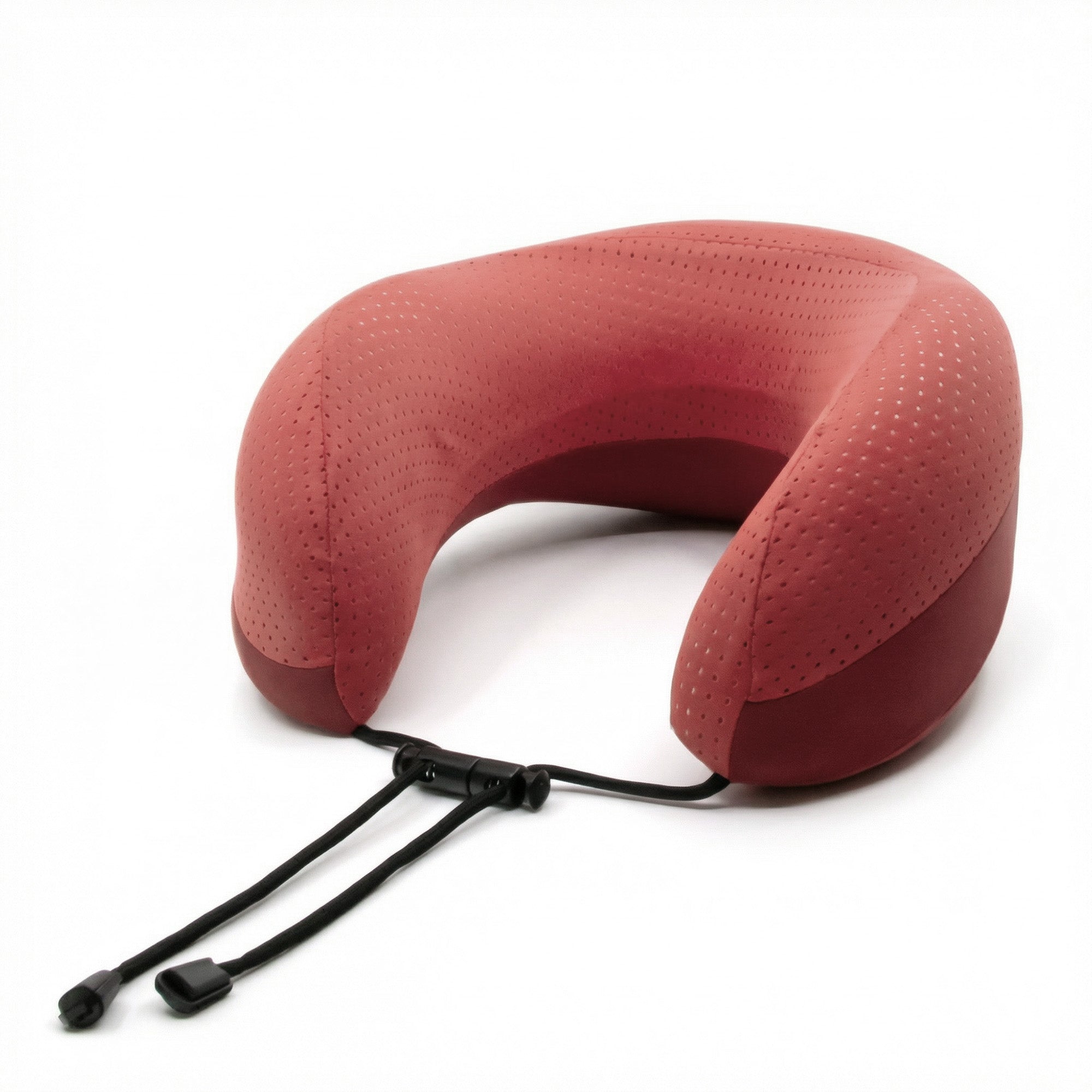 Intervision Mesh Memory Foam Travel Pillow - Red