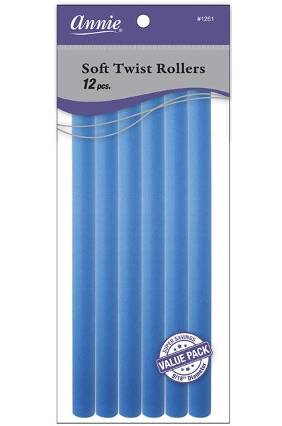 ANNIE Soft Twist Rollers - 10 inch Value Pack / 9/16" Diameter
