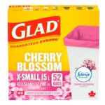 GLAD Scented Garbage Bag Extra Small 15L (52ct) - Cherry Blossom