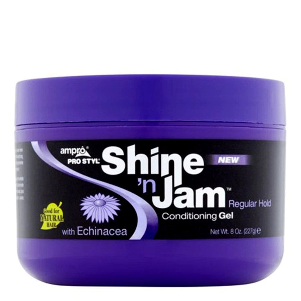 AMPRO Shine 'n Jam Conditioning Gel - Regular Hold / 8oz