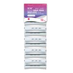 KIM & C Cold Wave Rods - Short 12 Ct / 9/16" White
