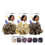 Kim & C Premium chiffon Turban - Pattern
