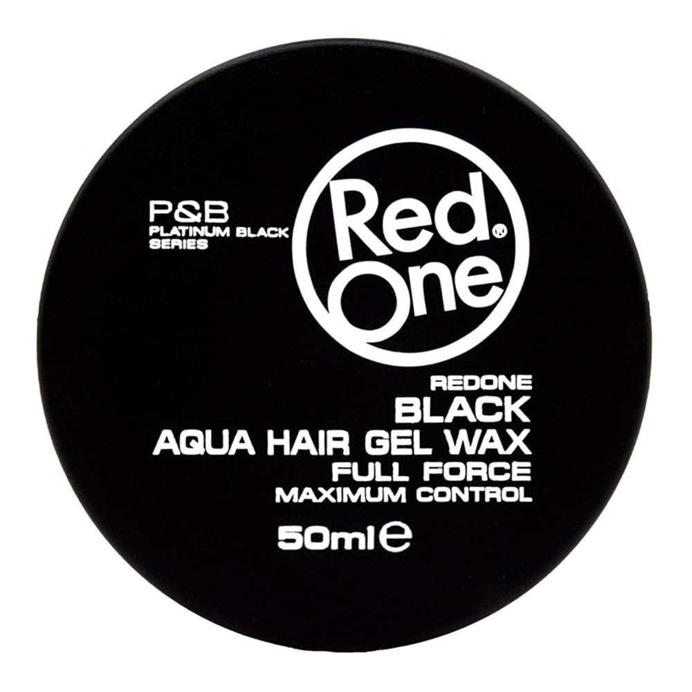 RED ONE Mini Aqua Hair Gel Wax (50ml) - Black
