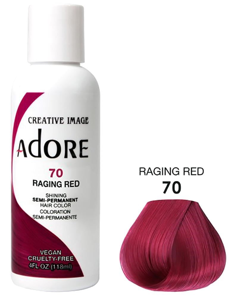 ADORE SEMI Permanent Hair Color (4oz) - 070 Raging Red