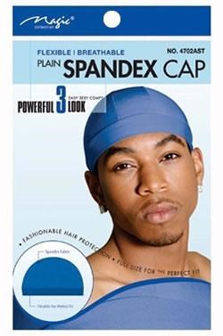 MAGIC COLLECTION Plain Spandex Cap - Assorted