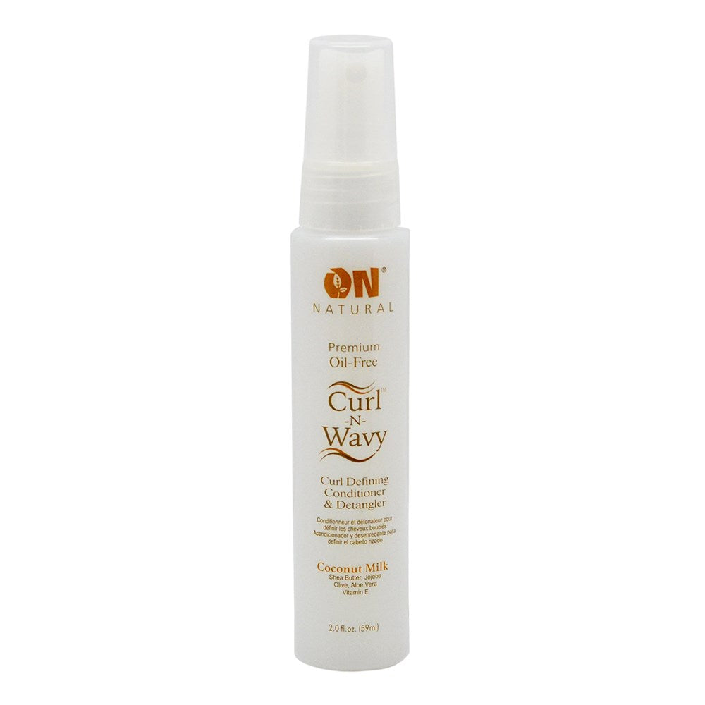 ON NATURAL Curl & Wavy Coconut Milk 4 In 1 Hair Enhancer - 3.38oz