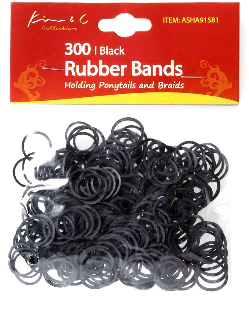 KIM & C 300pcs Rubber Bands - Assorted