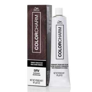 WELLA Color Charm Permanent Cream Hair Color (2oz) - 5RV Burgundy