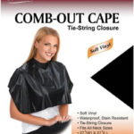 ANNIE Comb-Out Cape with Tie-String Closure [Soft Vinyl]