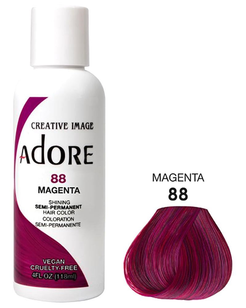 ADORE SEMI Permanent Hair Color (4oz) - 088 Magenta