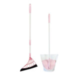 3JALBI Broom and Dust Pan Combo - Pink