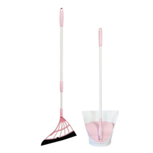 3JALBI Broom and Dust Pan Combo - Pink