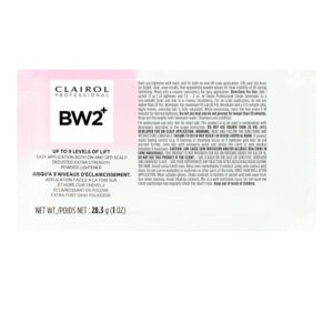 CLAIROL BW2+ Dedusted Extra Strength Powder Lightener  Packet - 1oz