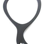 MAGIC COLLECTION Extra Large Hand Mirror [Teardrop shaped] - Gray
