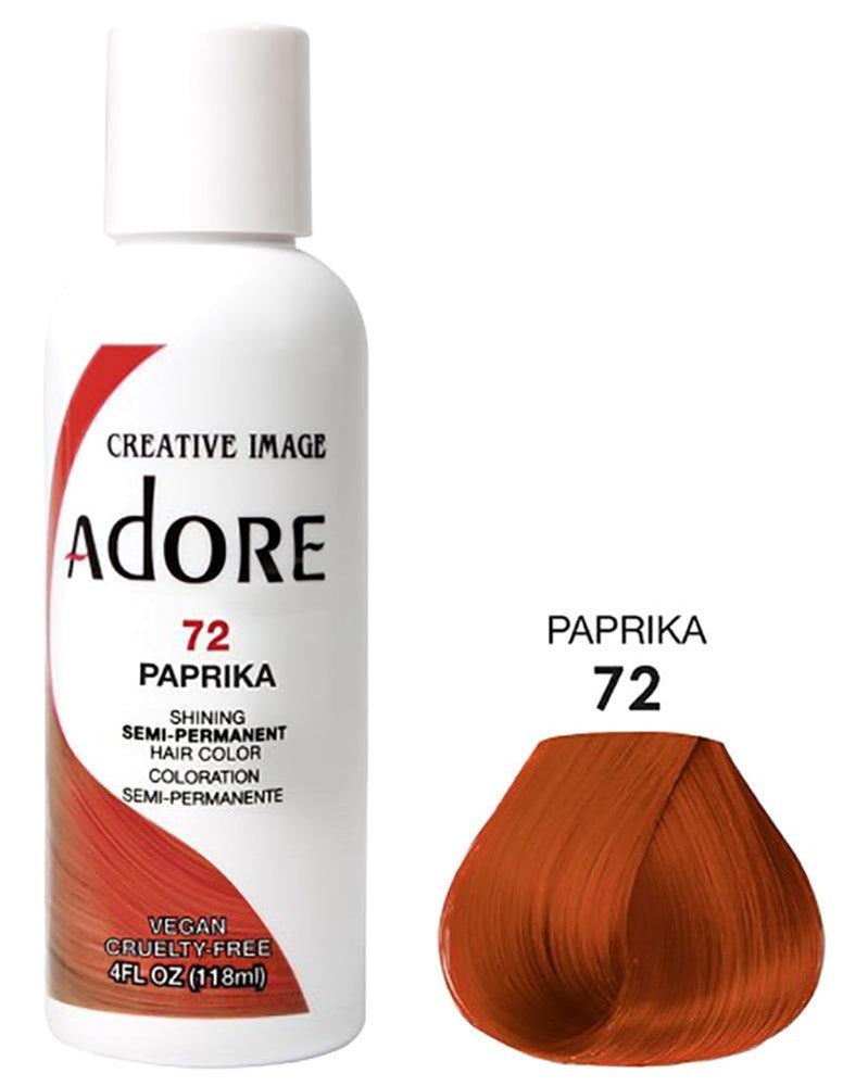 ADORE SEMI Permanent Hair Color (4oz) - 072 Paprika