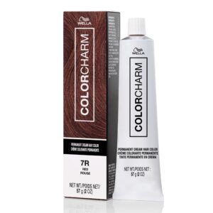 WELLA Color Charm Permanent Cream Hair Color (2oz) - 7R Red