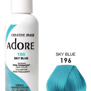 ADORE SEMI Permanent Hair Color (4oz) - 196 Sky Blue