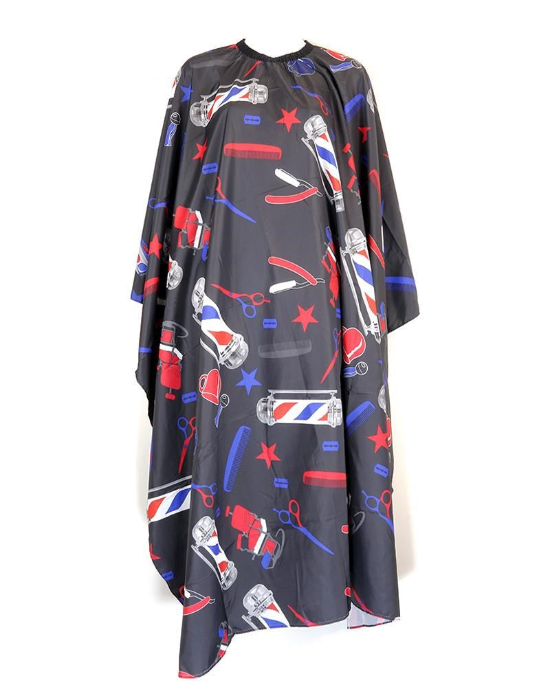 KIM & C High Quality Cutting Cape with Hook - Colored Barber Tools