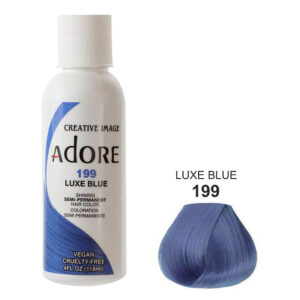 ADORE SEMI Permanent Hair Color (4oz) - 199 Luxe Blue