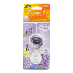 ARMOR ALL Essential Blend Car Air Freshener Vent Clip (2.5ml) - Vanilla Lavender
