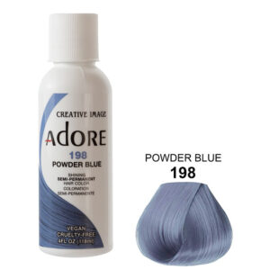 ADORE SEMI Permanent Hair Color (4oz) - 198 Powder Blue