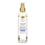 AFRICAN PRIDE Moisture Miracle Coconut Milk & Honey Leave In Conditioner (8oz)