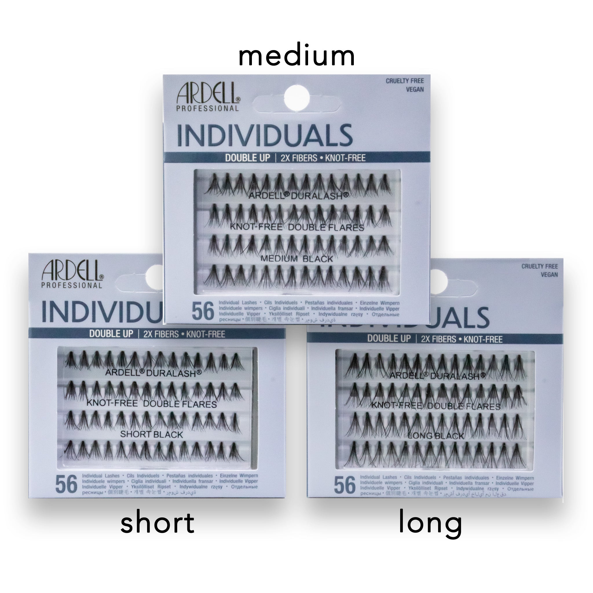 ARDELL Double Up Individuals [Knot-Free Double Flares] - Long