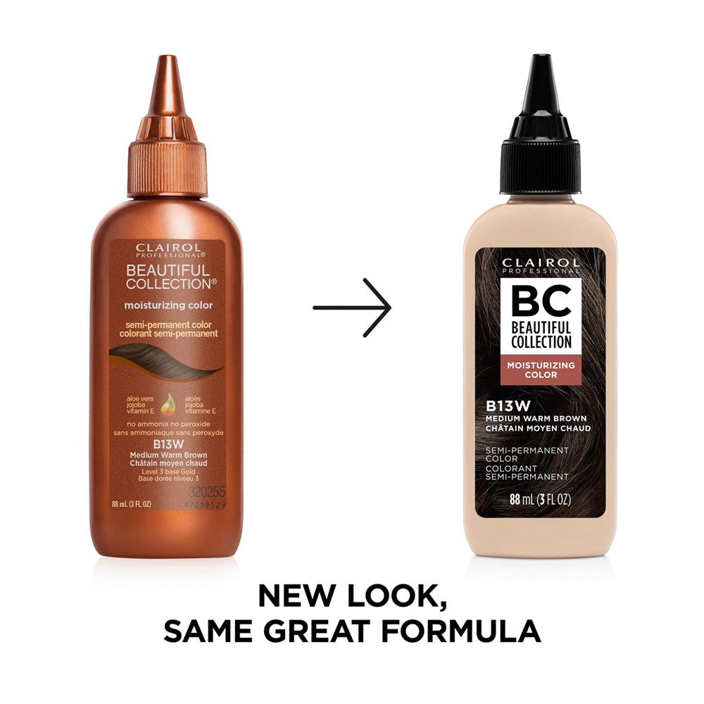 BEAUTIFUL COLLECTION Hair Color (3oz) - B13W M.Warm Brown