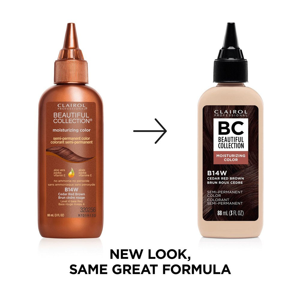BEAUTIFUL COLLECTION Hair Color (3oz) - B14W Cedar Red Brown