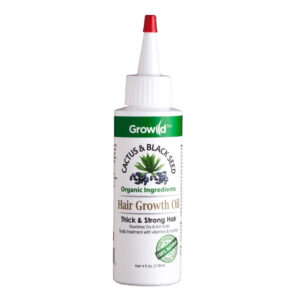 BY NATURES Growild Hair Growth Oil (4oz) - Cactus and Black Seed