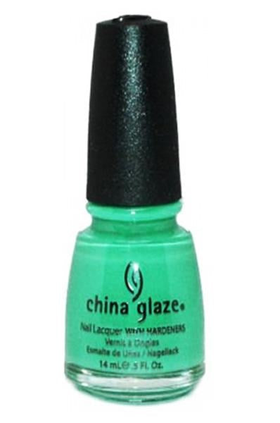 CHINA GLAZE  Nail Lacquer (0.5 fl.oz/14ml) - Four Leaf Clover (Discontinued)