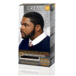 CREME OF NATURE Men Gel Color Kit for Hair, Mustache & Beard - 1.0 Natural Black
