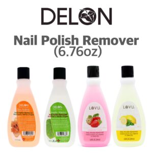 DELON LOVU Nail Polish Remover - 6.76oz / Lemon
