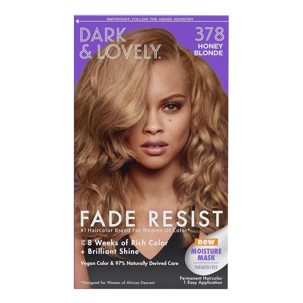 DARK & LOVELY Fade Resist Hair Color Kit - 378 Honey Blonde