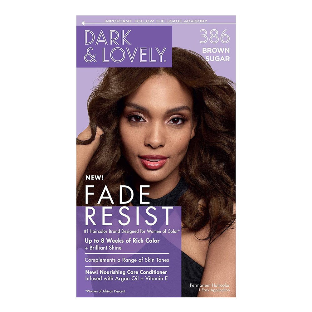 DARK & LOVELY Fade Resist Hair Color Kit - 386 Brown Sugar